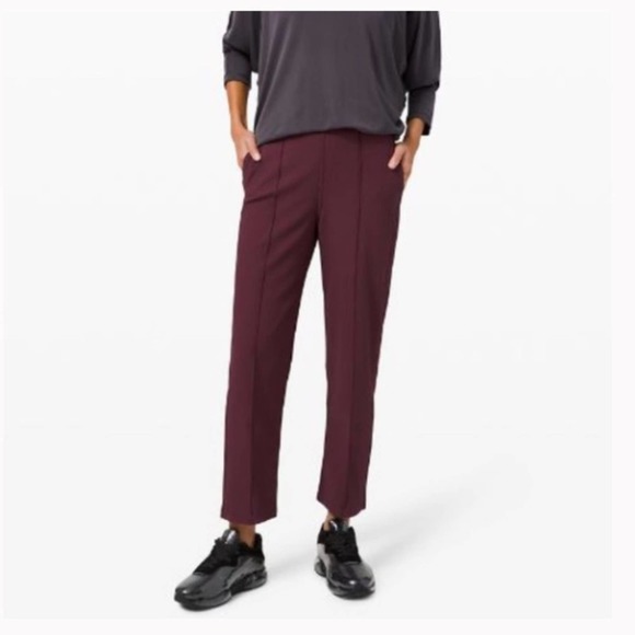 Lululemon Urban Strides Super High-Rise Pant In Cassis Maroon 4 - Picture 1 of 9